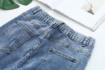 Джинсовые капри с потёртостями — изображение 7