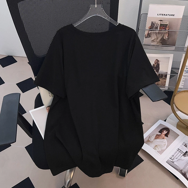 主图-4 Футболка с цветочной надписью — изображение 4