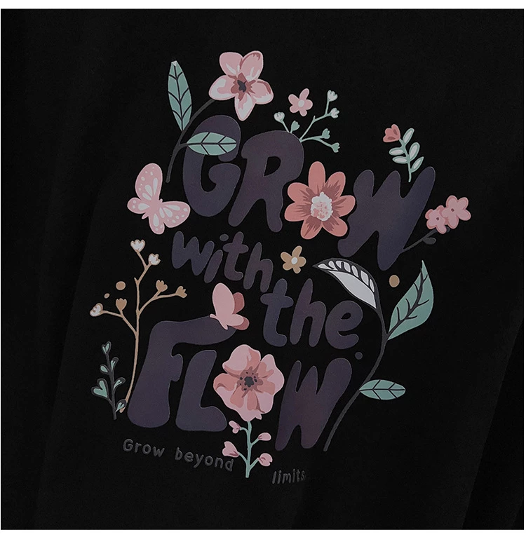 详情-25 Футболка с цветочной надписью — изображение 16