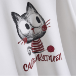 Свободный свитшот с милым котиком — изображение 7